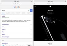 Sådan bruger du Safari Split View